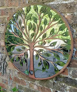 Beautiful Tree of Life Mirror Screen 64cm diameter