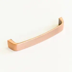 128mm Copper Cabinet Handle Brushed Antique Rose Gold Kitchen Cupboard Door Drawer Pull Wardrobe Furniture Replacement