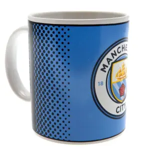 Manchester City FC Fade Mug White/Sky Blue (One Size)