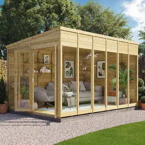 BillyOh Switch Pent Tongue and Groove Summerhouse - 12x8 - 11mm Thickness