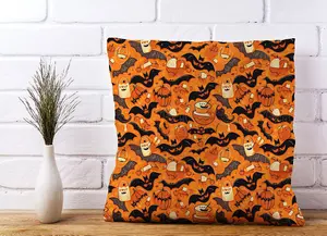 Candy-Filled Treat Bags And Bats Cushions 60cm x 60cm