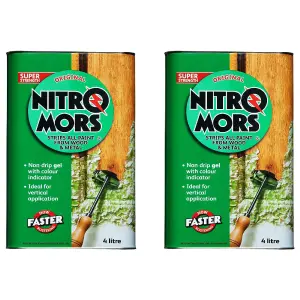 Nitromors All Purpose Paint & Varnish Remover 4L x 2