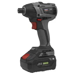 Sealey Brushless Impact Driver 20V SV20 Series 1/4"Hex 200Nm - Body Only CP20VIDX