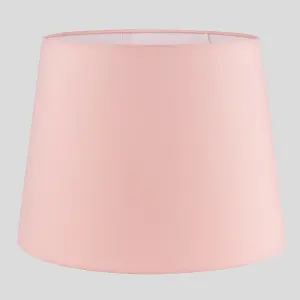 ValueLights Aspen Modern Tapered Table Floor Lamp Light Shade with Pink Fabric Finish