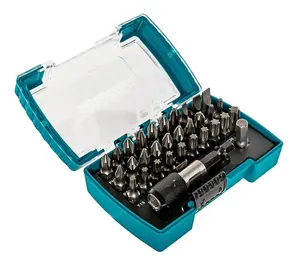 Makita D-74762 32 Piece Screwdriver Drill Bit Set Quick Release Magnetic Holder