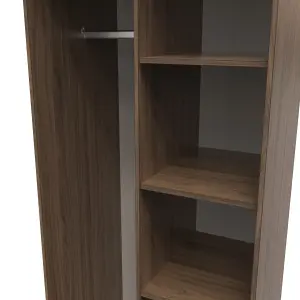 Fuji Open Wardrobe in Carini Walnut (Ready Assembled)