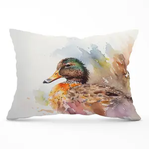 Mallard Watercolour Cushions 33cm x 48cm