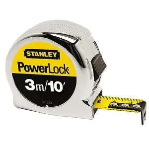 Stanley 0-33-523 Powerlock Tape Measure 3m/10ft