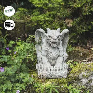 Stone cast Winged Gargoyle statue