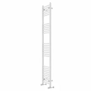 Rinse Modern Bathroom Heated Towel Rail Ladder Radiator 1800x400mm Straight for Bathroom Kitchen White