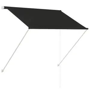 Berkfield Retractable Awning 150x150 cm Anthracite