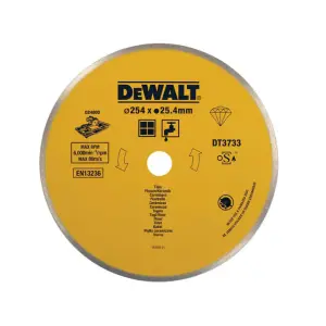 DEWALT Ceramic Diamond Tile Blade 254 x 25.4mm