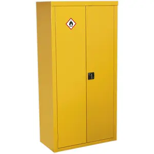 Durable Hazardous Substance Storage Cabinet with Key Lock - 900mm x 460mm x 1800mm