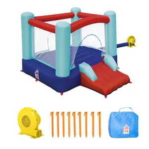 Bestway Blue & red Inflatable bouncy castle Rectangular Bounce & slide