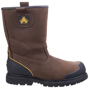 Amblers FS223 Waterproof Safety Rigger Work Boots Brown (Sizes 6-13)