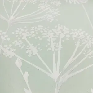 Catherine Lansfield Green Floral Pearl effect Embossed Wallpaper