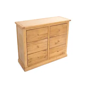 Lucca 6 Drawer Chest of Drawers Wood Knob