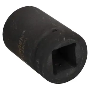 34mm Metric 1" Drive Deep Impact Socket 6 Sided Single Hex Thick Walled