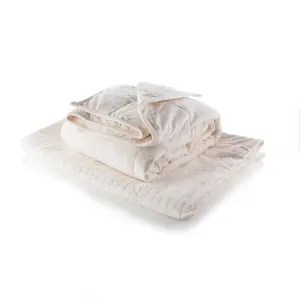 Minky Luxury Weighted Blanket, Double, Cream