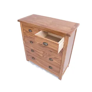 Padua 5 Drawer Chest of Drawers Brass Cup Handle