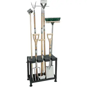 Garland Garage & Shed Garden Tool Organiser - Freestanding Tool Holder Stand