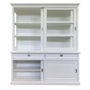 Stiles Display Cabinet White