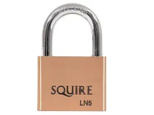 Henry Squire Ln5 Lion Brass Padlock 5-Pin 50Mm