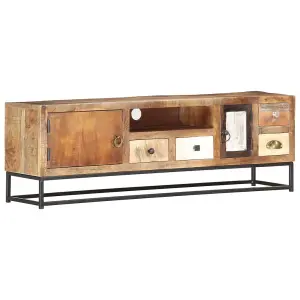 Berkfield TV Cabinet 120x30x40 cm Solid Reclaimed Wood