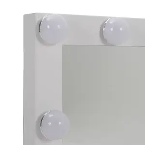 Hollywood Vanity Mirror Makeup Mirror Touch Control Lighted Mirror with 13 Dimmable Light Bulbs 40x 52cm