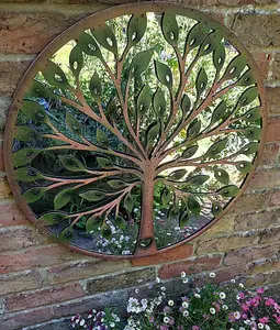 Beautiful Tree of Life Mirror Screen 64cm diameter