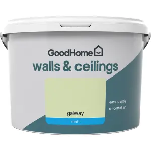 GoodHome Walls & ceilings Galway Matt Emulsion paint, 2.5L