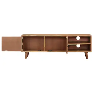 Berkfield TV Cabinet 115x30x39 cm Solid Acacia Wood