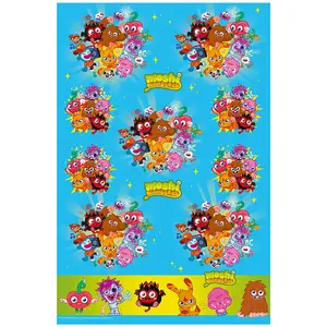 Moshi Monsters Characters Party Table Cover Multicoloured (One Size)