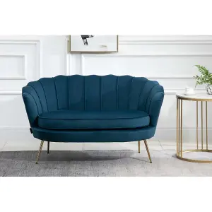 Birlea Ariel 2 Seater Sofa Blue