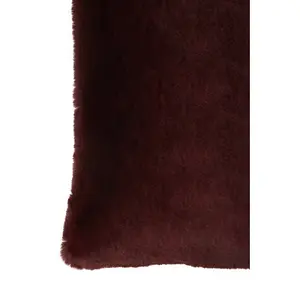 Bosie Lamina Red Wine Square Cushion