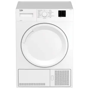 Beko DTKCE80021 8kg Freestanding Condenser Tumble dryer - White