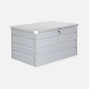 sweeek. Metal garden box 600L Dallas Aluminium