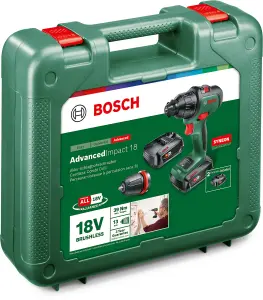 Bosch 18V Li-ion Cordless Combi drill (2 x 2.5Ah) - Advanced Impact 18