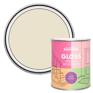 Rust-Oleum Longsands Gloss Interior Wood Paint 750ml