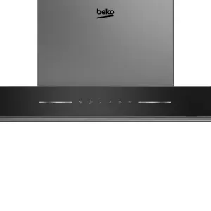 Beko BHCB66441BBH Stainless steel Box Cooker hood (W)59.8cm