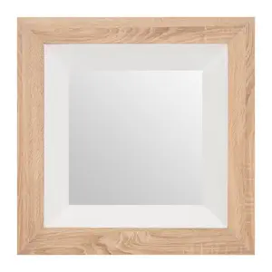 Interiors by Premier Roxy White Gloss Wood Wall Mirror