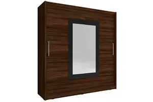 Ben Large Wardrobe with LED Spacious Storage & Ambient Lighting