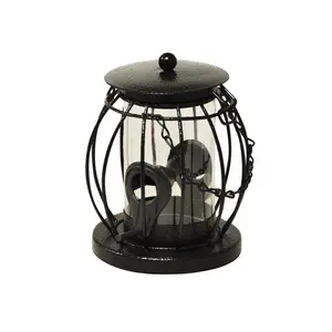 Set of 3 Wild Bird Hanging Lantern Feeders