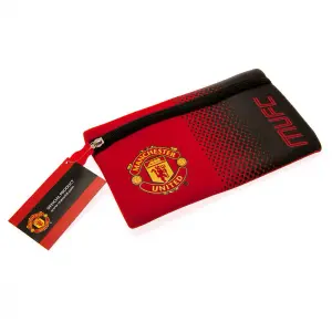 Manchester United FC Pencil Case Red/Black (One Size)