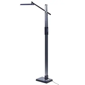 LED Floor Lamp Dark Grey AQUARIUS