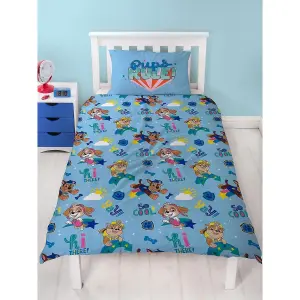 Paw Patrol Im Cool Duvet Cover Set Blue (Single)