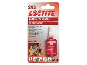 LOCTITE 243 Lock N Seal 24mL Fast Acting Thread Lock & Sealant Medium Strength