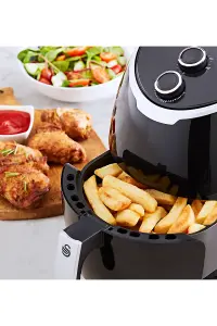 Swan Manual Air Fryer Black 4L