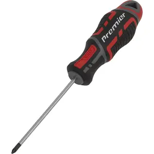 Premium Pozi 0 x 75mm Screwdriver with Ergonomic Grip and Magnetic Tip