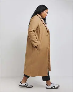 Outlet - Size 20 - Camel Single Breasted Coat